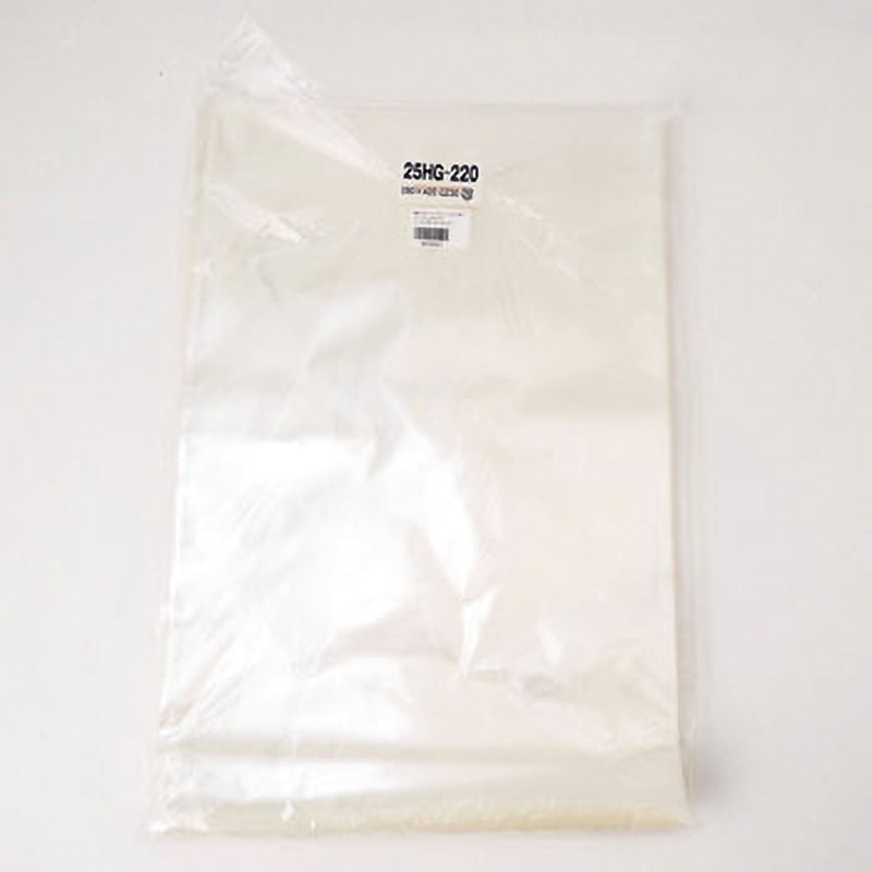 25HG-220 OPPハイパーボードン ガゼット袋(プラマーク入) 穴あり 信和 穴数4