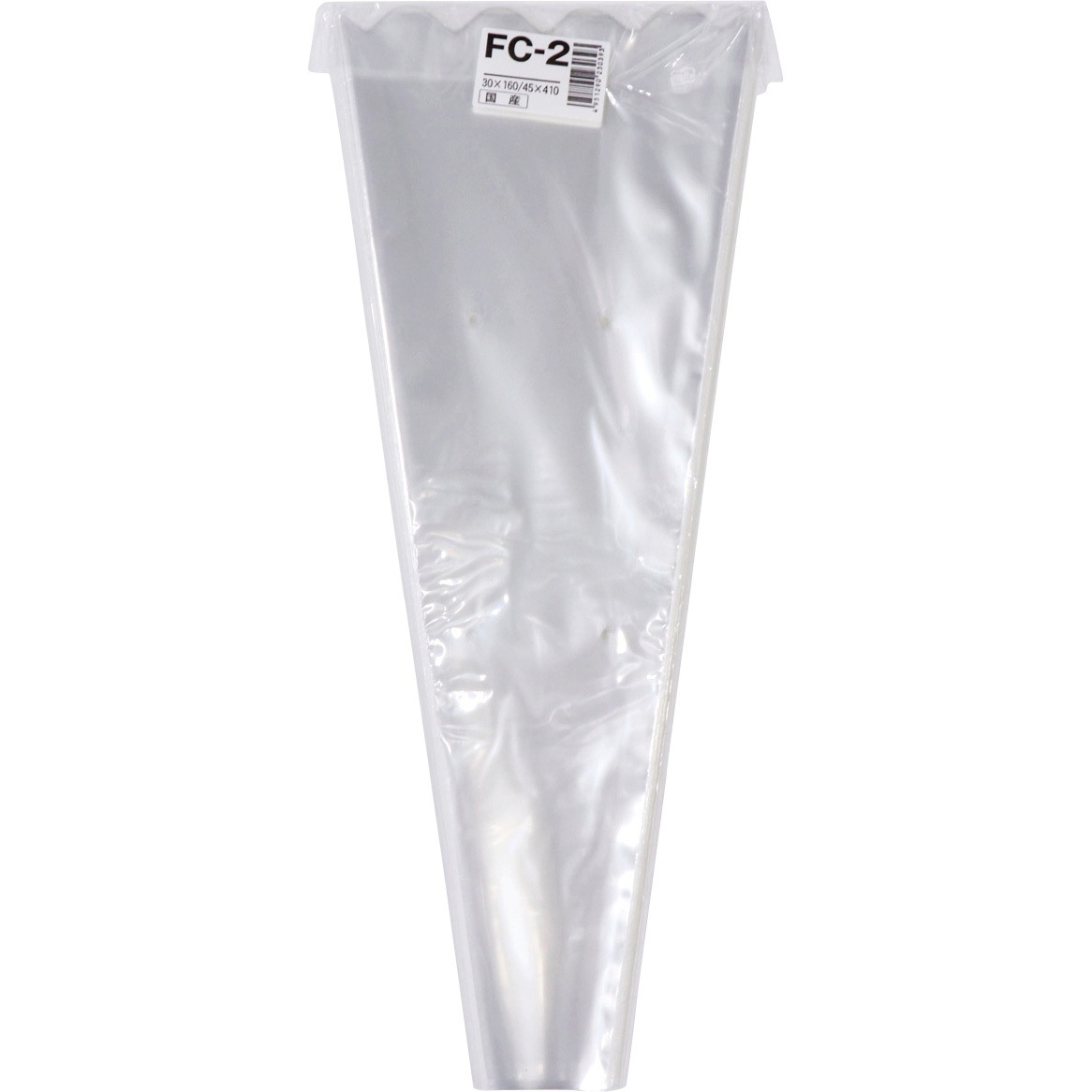 FC-2 フラワーキャップ(プラマーク入) 穴あり 信和 高さ410mm 1セット(100枚×100パック)