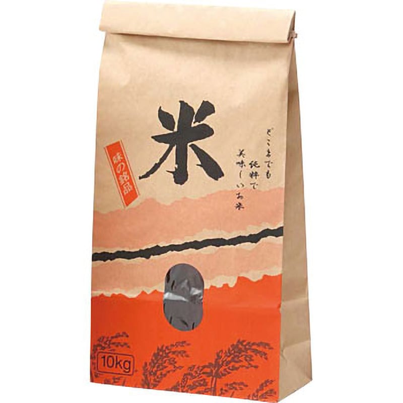 10kg 窓付 味の銘品 お米袋 1枚 シモジマ 【通販サイトMonotaRO】