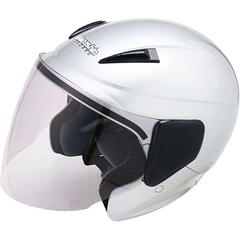 size M クロコダイル調ジェットヘルメット 茶 - ヘルメット/シールド