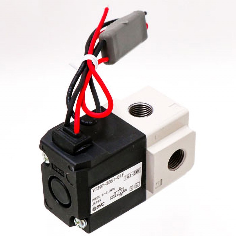 VT307-5GS1-01F 3ポートソレノイドバルブ (VT307-5～) SMC 管接続口径1/8(6A)