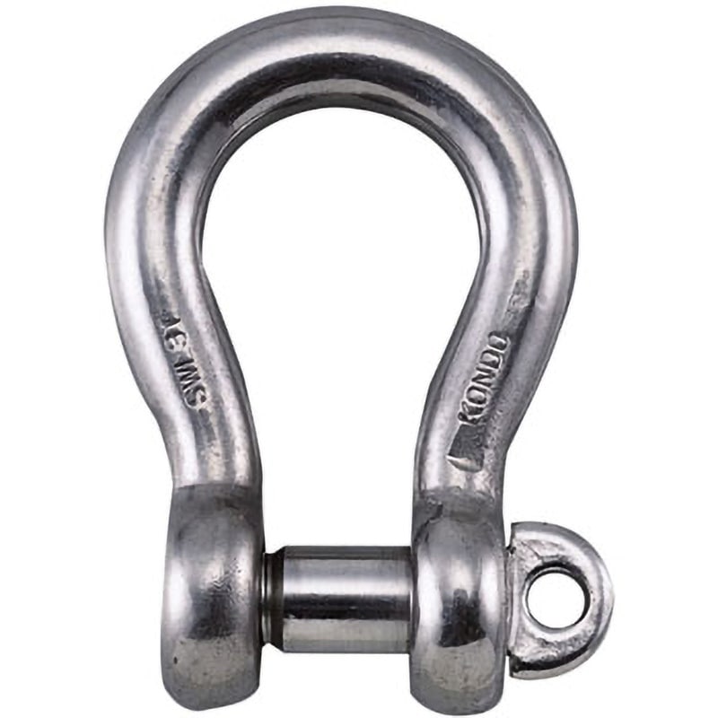 112BC14 ステンレスKONDO規格シャックル コンドーテック 荷重1.25tf