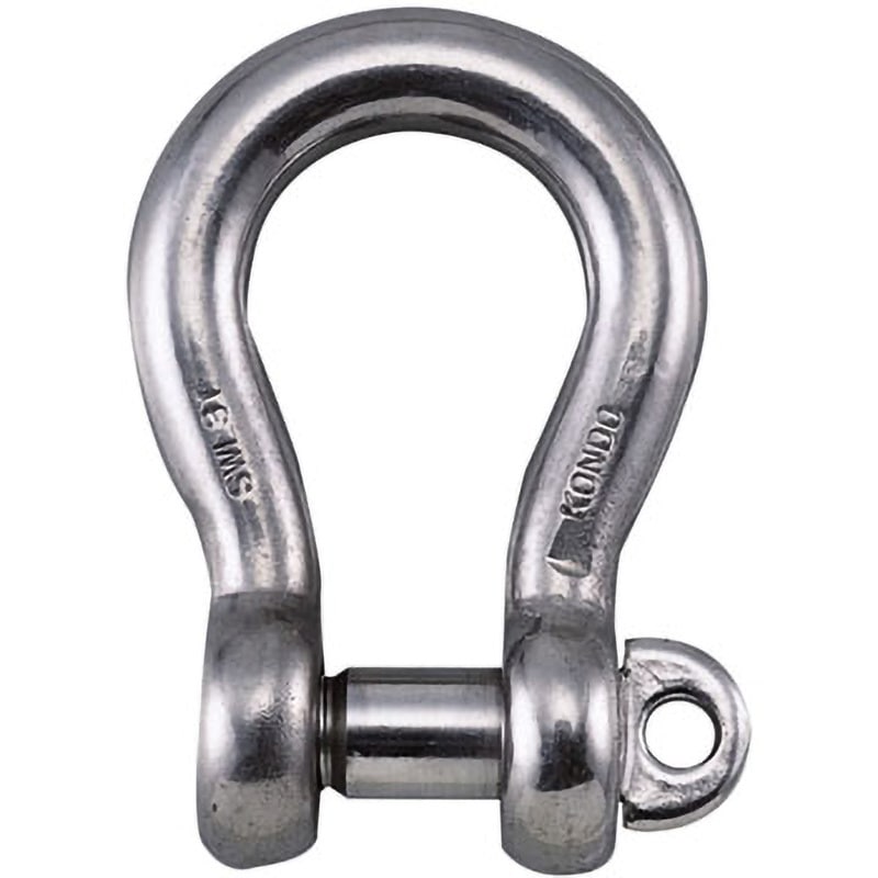 112BC22 ステンレスKONDO規格シャックル コンドーテック 荷重3.15tf   112BC22