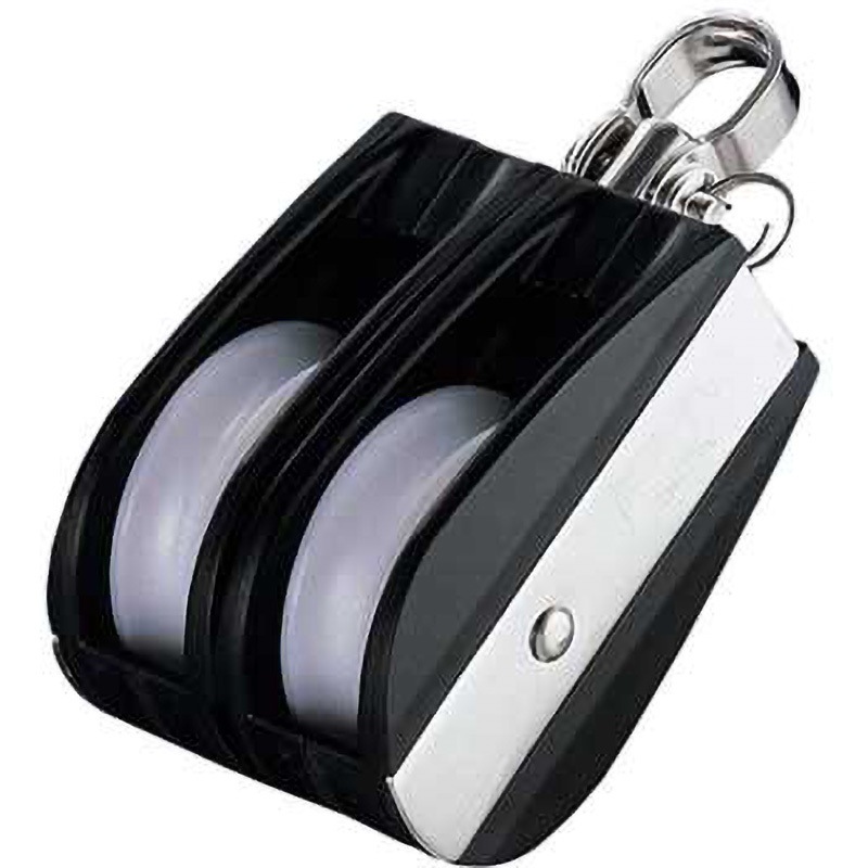 0640601AS05 ステンレスA-ブロック 2車 コンドーテック 滑車 荷重60kg 車輪径40mm 0640601AS05