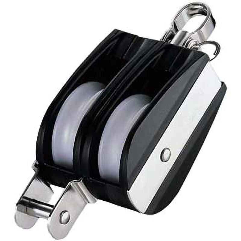 0640601AS07 ステンレスA-ブロック 2車 コンドーテック 滑車 荷重60kg 車輪径40mm  0640601AS07