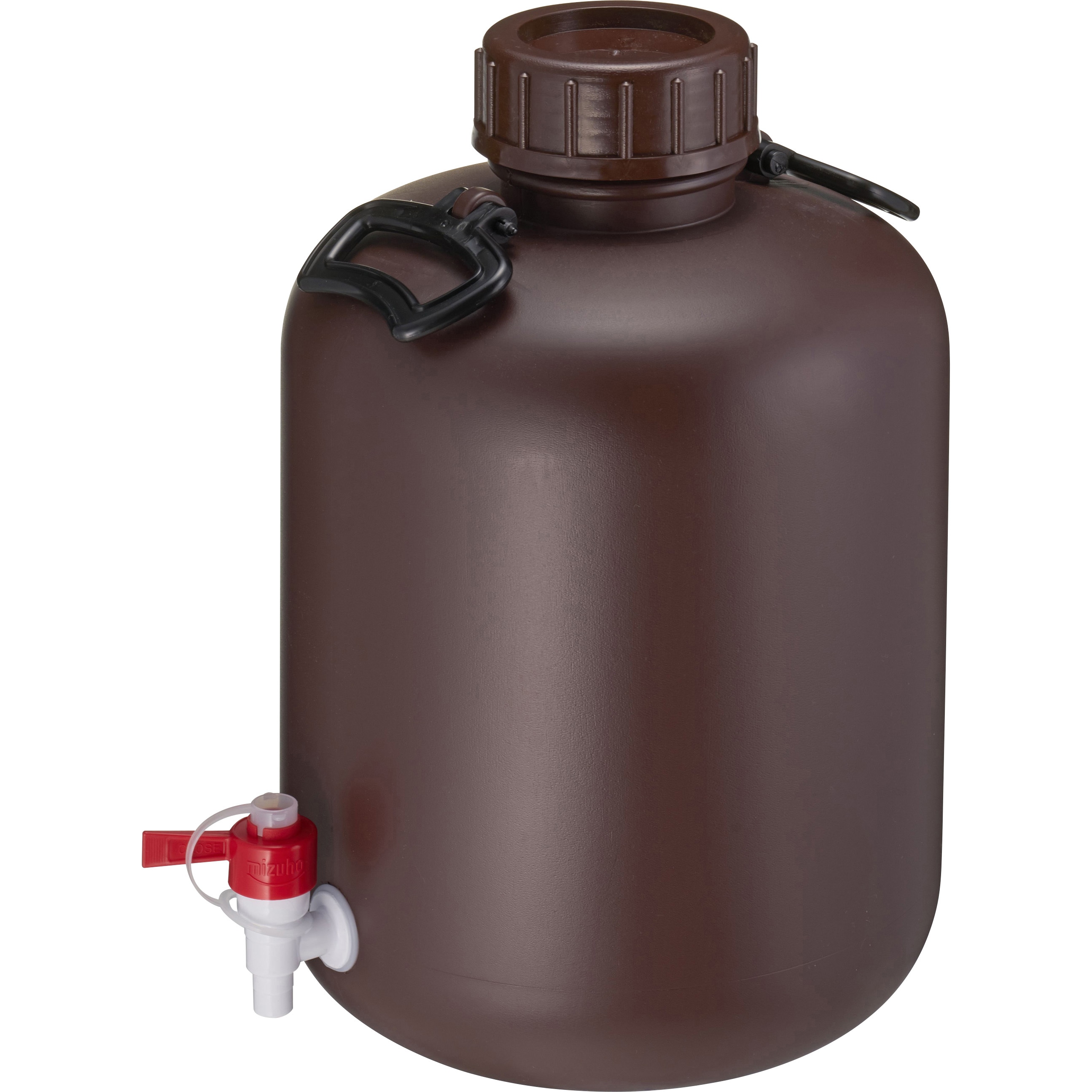 【新品・未使用】Bighorn Cubiro 25.0〜25.5㎝　幅広 広口茶色瓶コック付 瑞穂化成工業 ボトル/瓶 【通販モノタロウ】