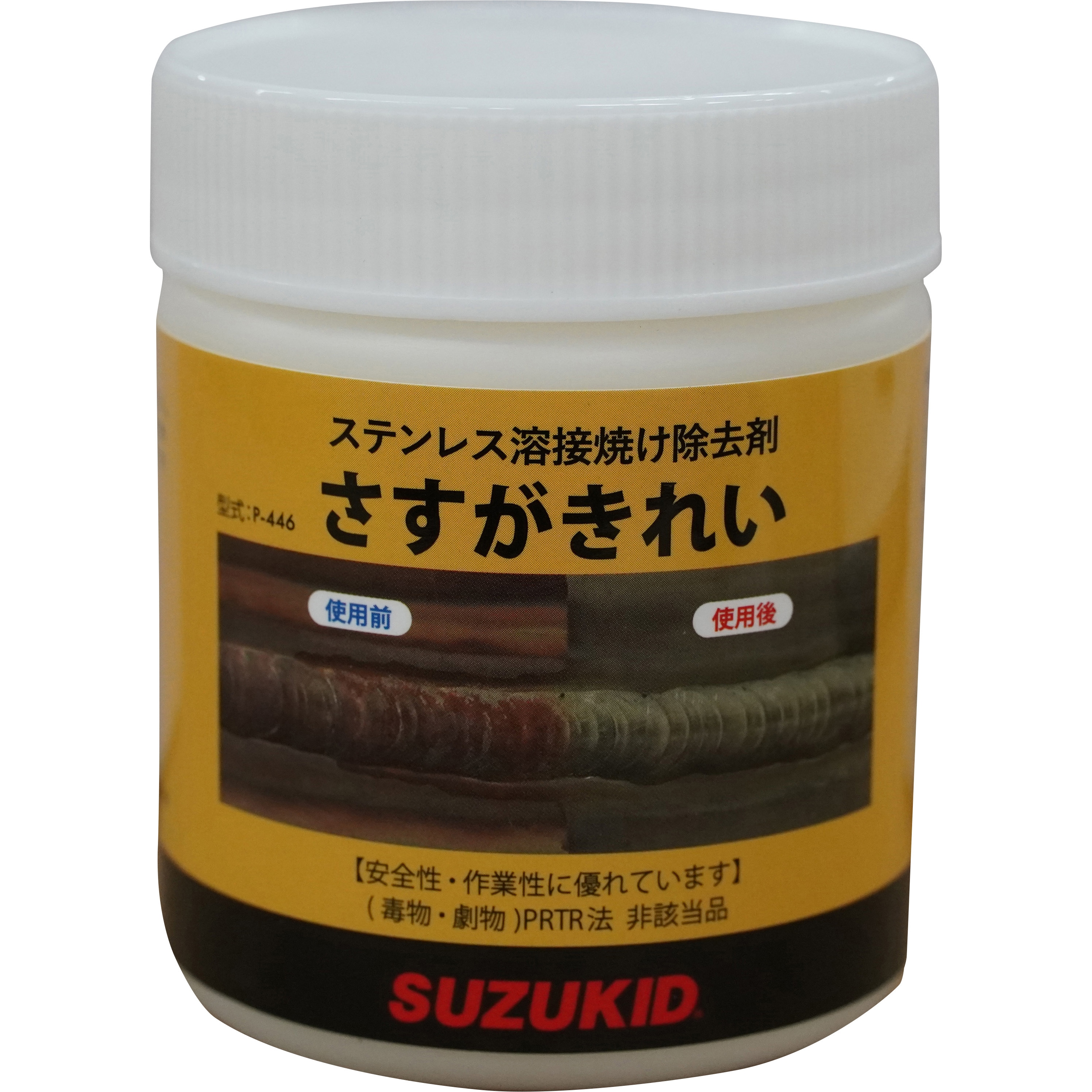 P-446 ステンレス焼け除去剤 SUZUKID(スズキッド) 1本(400g) P-446