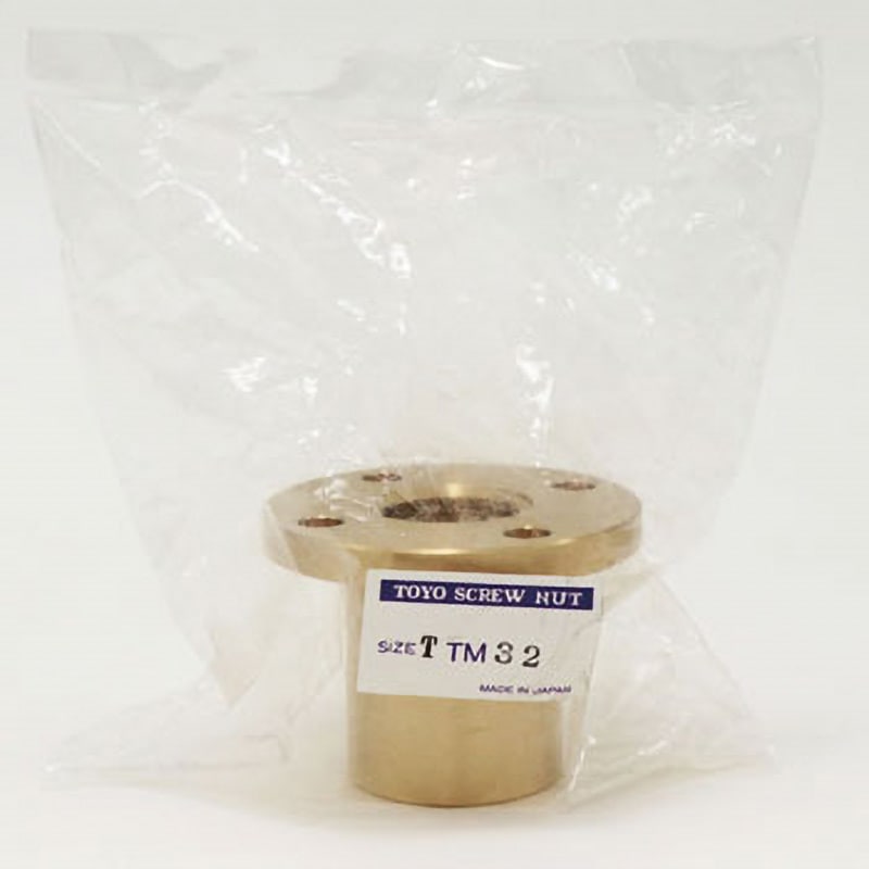 TTM32R スタンダード 丸フランジ形ナット(右ねじ) 1個 東洋 TTM32R スタンダード 丸フランジ形ナット(右ねじ) 1個 東洋