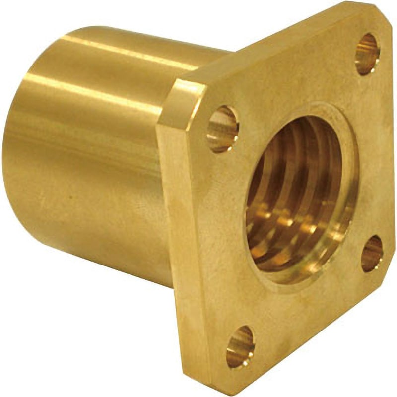 FTM18L スタンダード 4面カットフランジ形ナット(左ねじ) 1個 東洋シャフト 【通販モノタロウ】