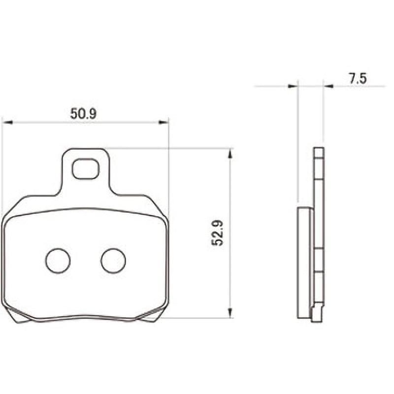 yea専用 97177 ゴールデンパッドχ 1個 DAYTONA(デイトナ) 【通販モノタロウ】