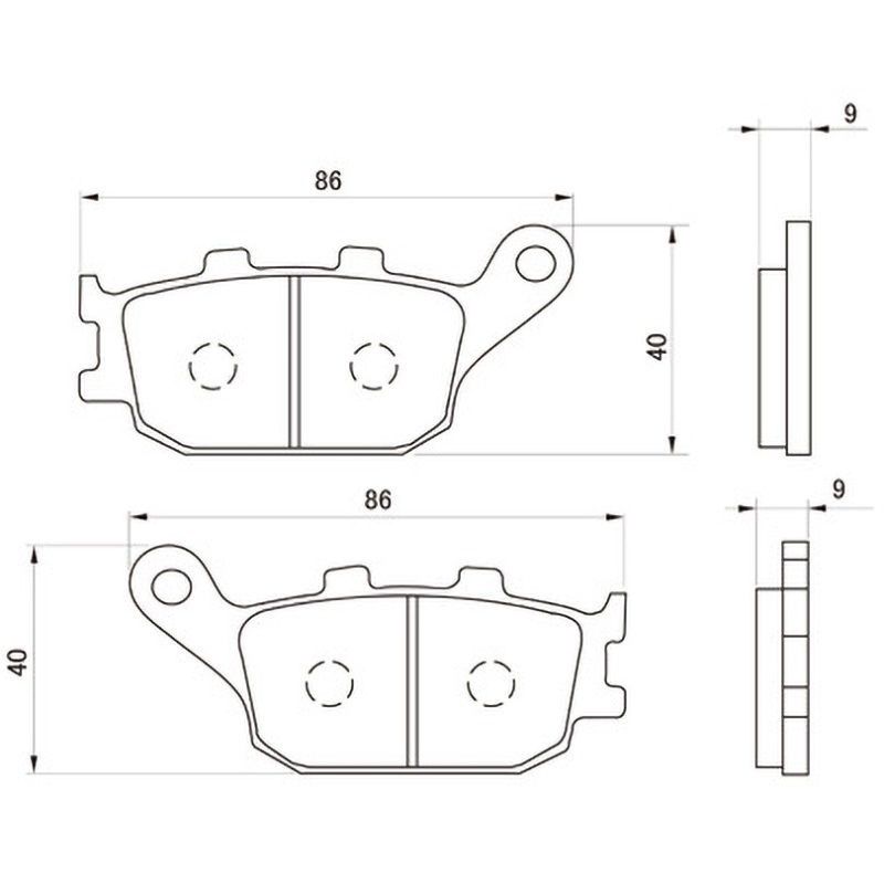 97121 ゴールデンパッドχ 1個 DAYTONA(デイトナ) 【通販モノタロウ】