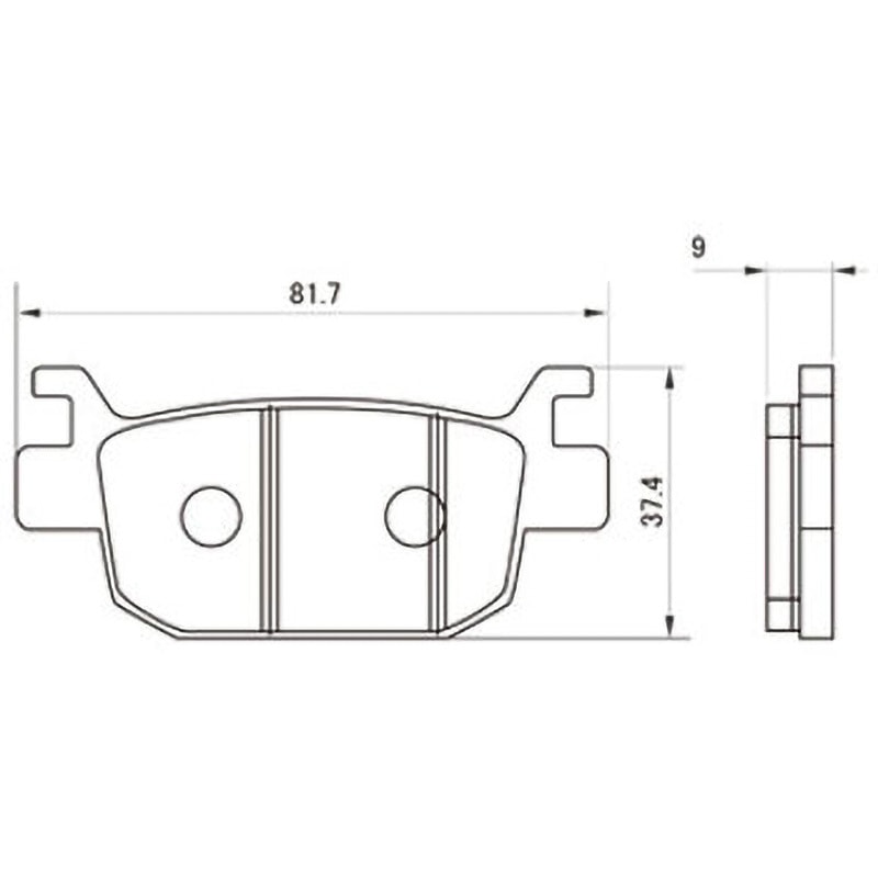 97125 ゴールデンパッドχ 1個 DAYTONA(デイトナ) 【通販モノタロウ】