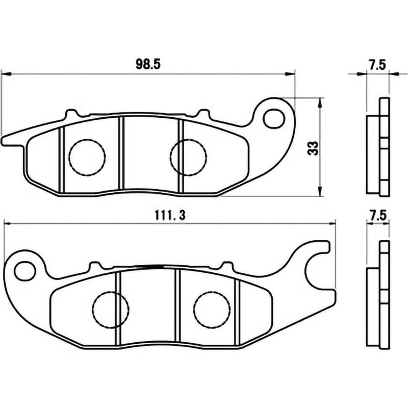 97184 ゴールデンパッドχ 1個 DAYTONA(デイトナ) 【通販モノタロウ】