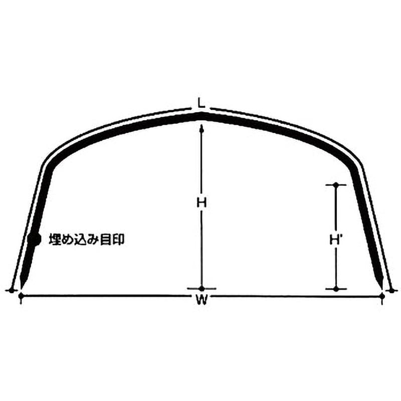 11S-127 トンネル支柱 1セット(50本) 積水樹脂 【通販モノタロウ】