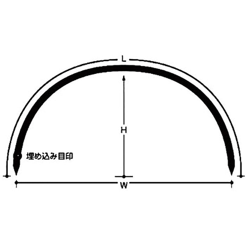 16S-236 トンネル支柱 1セット(20本) 積水樹脂 【通販モノタロウ】