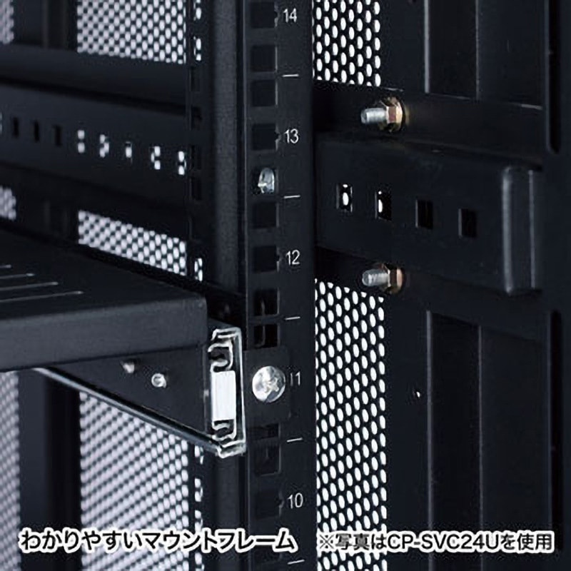 CP-SVC12U 19インチマウントサーバーラック サンワサプライ 間口600mm