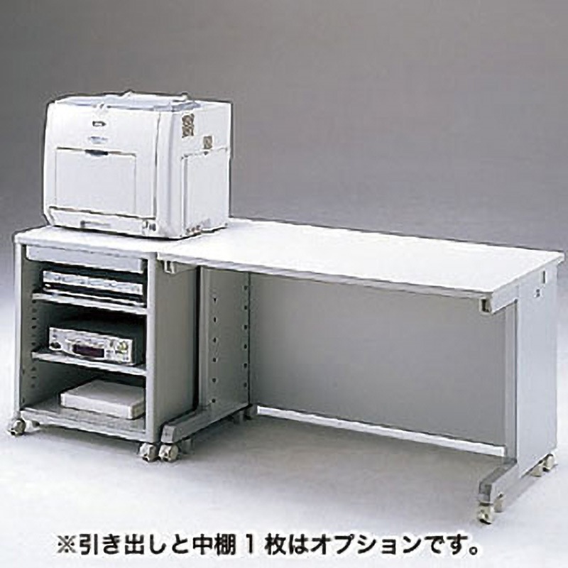 ED-P6070N eデスク(Pタイプ) サンワサプライ キャスターあり 間口600mm 