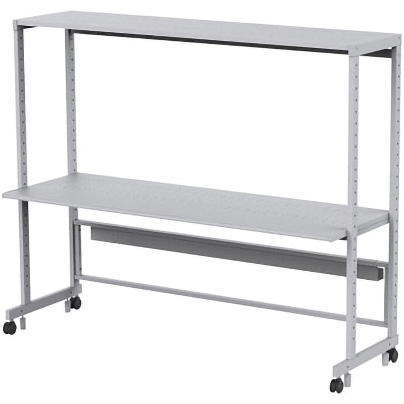 ER-180C eラック Cシリーズ サンワサプライ あり(Φ60大型)キャスター ライトグレー色 間口1818mm奥行620mm高さ1500mm  ER-180C