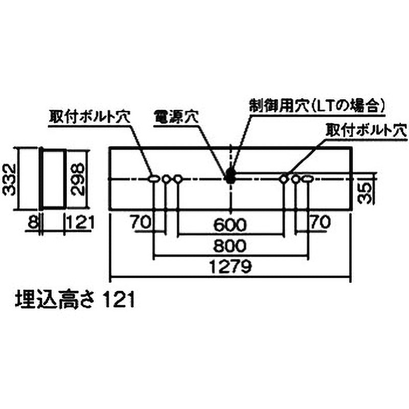 NNF42750LT9 直管LEDランプ搭載ベースライト 埋込型 下面開放型器具