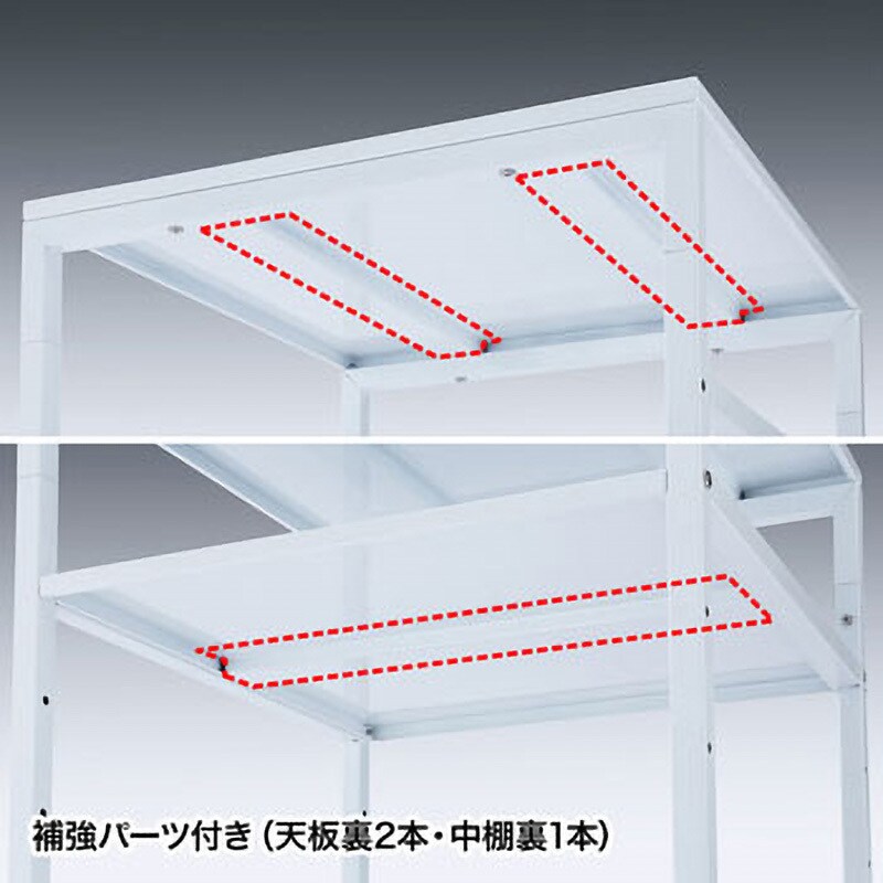 プリンタスタンド キャスターあり 本体幅500mm奥行500mm高さ700mm LPS-T5050