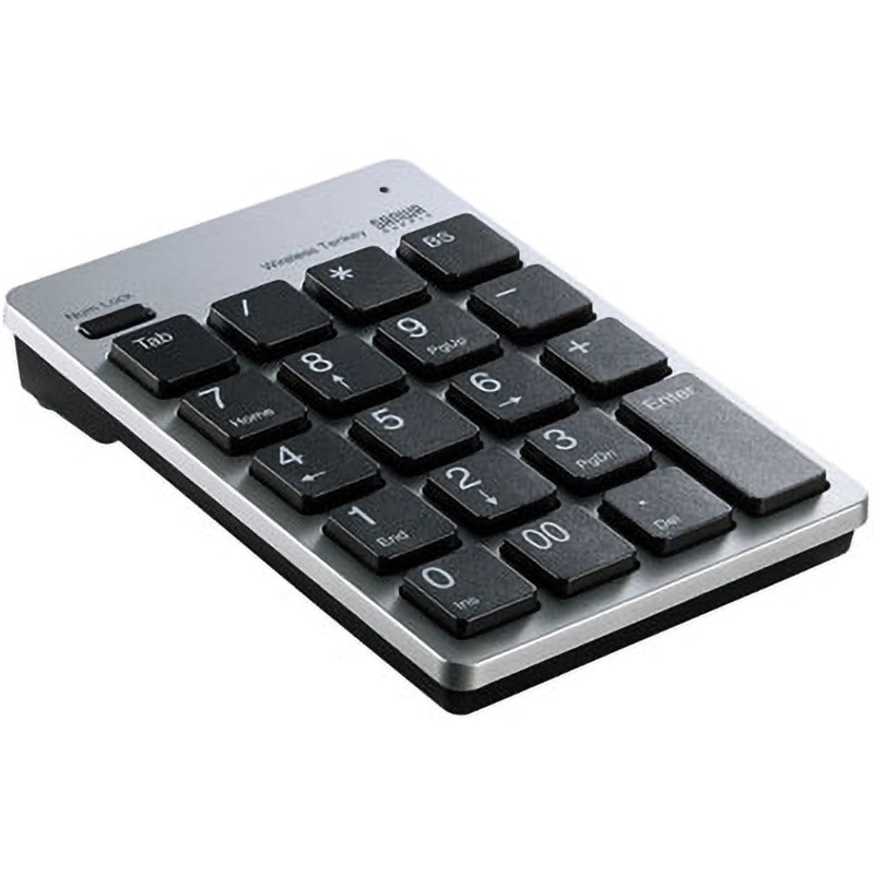 NT-WL20SV ワイヤレスUSBテンキー サンワサプライ シルバー色 NT