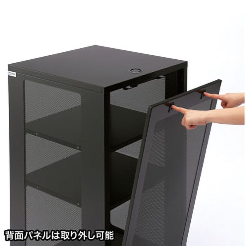CPシステム3 95682A-3 マザボ(＋箱＋付属品(画像をご参照下さい)) CP-SBOX3 機器収納ボックス サンワサプライ 高さ1000mm間口500mm
