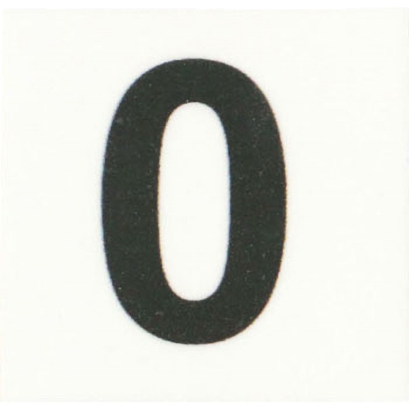 ステッカー 数字 白 モノタロウ 寸法30×30mm 1セット(3枚) 【通販