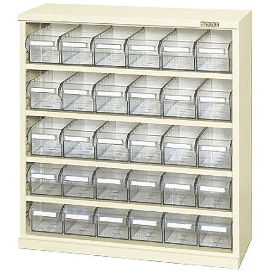 SCR-9JI コンテナラックケース(パーツボックス付) サカエ 引出し数30