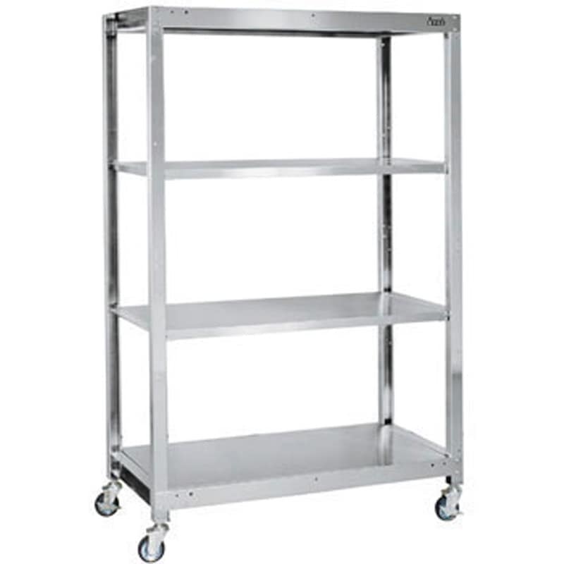SLN-1254RSU4 ステンレスラック(移動式) サカエ 均等耐荷重250kg