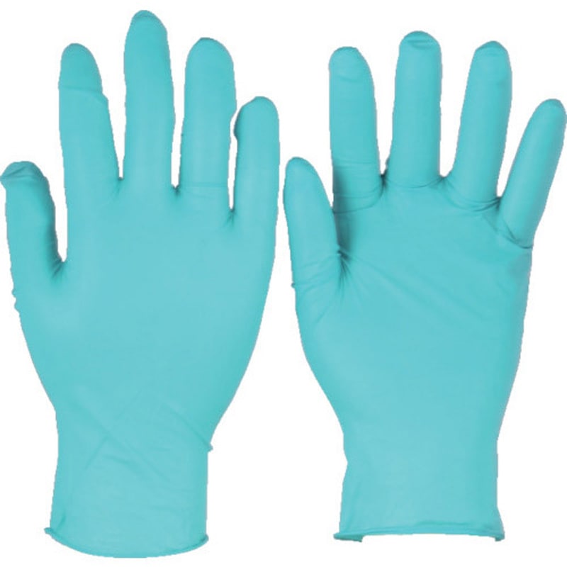 92500-7 ニトリルゴム使い捨て手袋 タッチエヌタフ 粉付 アンセル 100