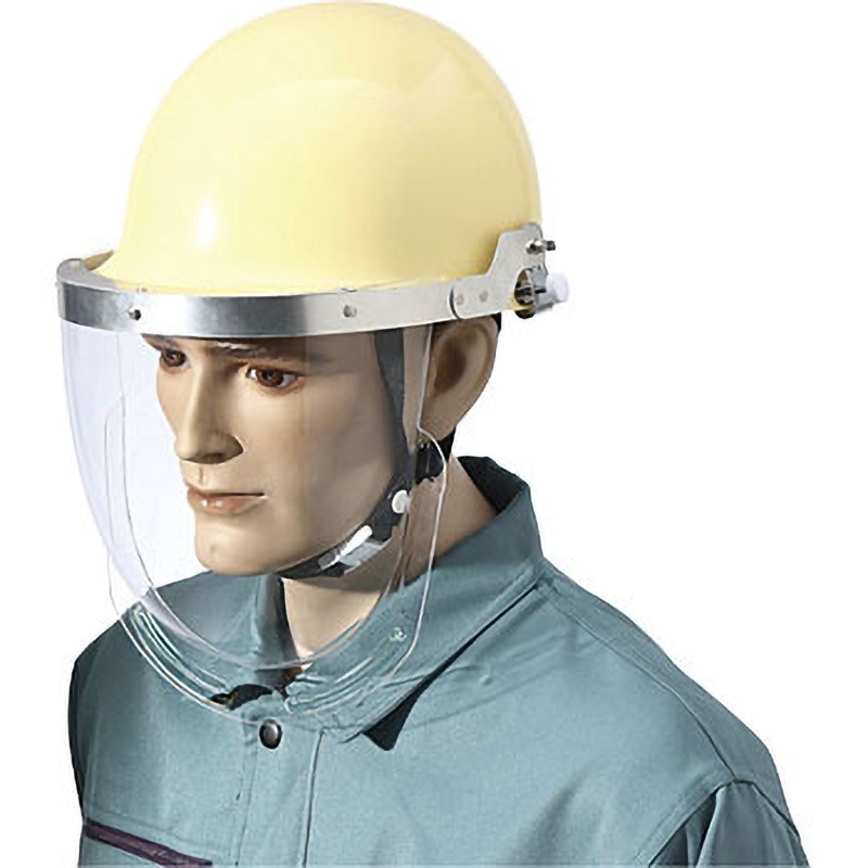 528JT-6 アクリル製シールド(アゴ下ガード) トーアボージン ヘルメット取付型防災面