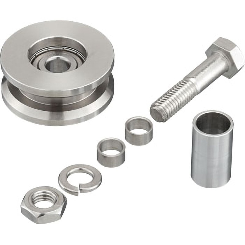 DS-50V ステンレス製重量戸車用車 ダイケン 車輪径50mm 1個 5,113円