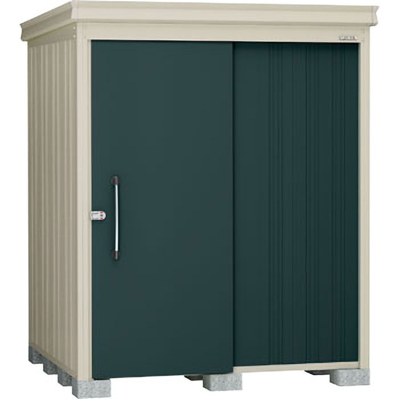 DM-Z1717-MG 物置ガーデンハウス棚板付一般型 マカダムグリーン ダイケン 間口1723mm  DM-Z1717-MG