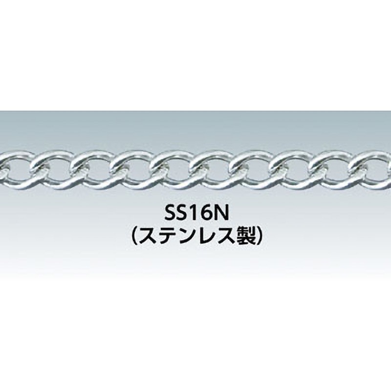 SM132 ステンマンテルチェイン ニッサチェイン 長さ30mチェーン線径3.2mm  SM132