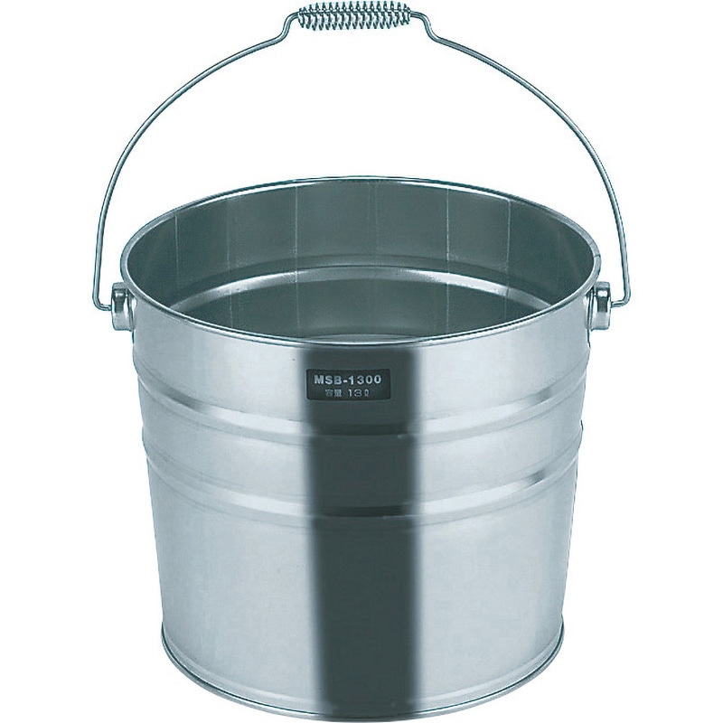 T-MNM-13A 18-8ステンレスバケット A型つる付 TRUSCO 13L T-MNM-13A