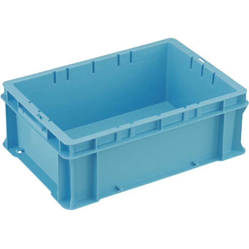 F-2EC-LB F型エコキャップ再生コンテナ TRUSCO ライトブルー色 容量12L