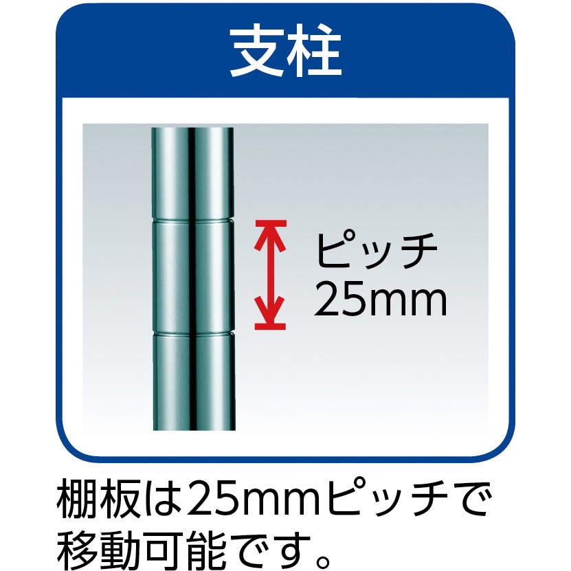 TSM19-3334 SUSメッシュ棚 TRUSCO 4段 棚段数4 外寸法800×350×828mm  TSM19-3334