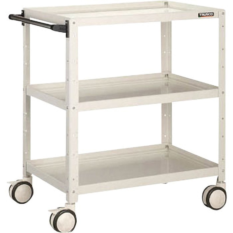 BDW-973D-W バーディワゴン(ウレタン双輪キャスター) TRUSCO ホワイト