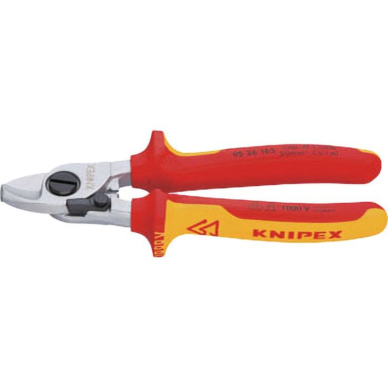 9526-165 絶縁ケーブルカッター(バネ付) 1丁 KNIPEX(クニペックス) 【通販モノタロウ】