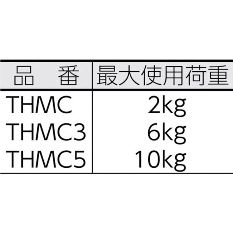 THMC3 ほうき・モップキャッチ ビス止めタイプ TRUSCO 掛数3本