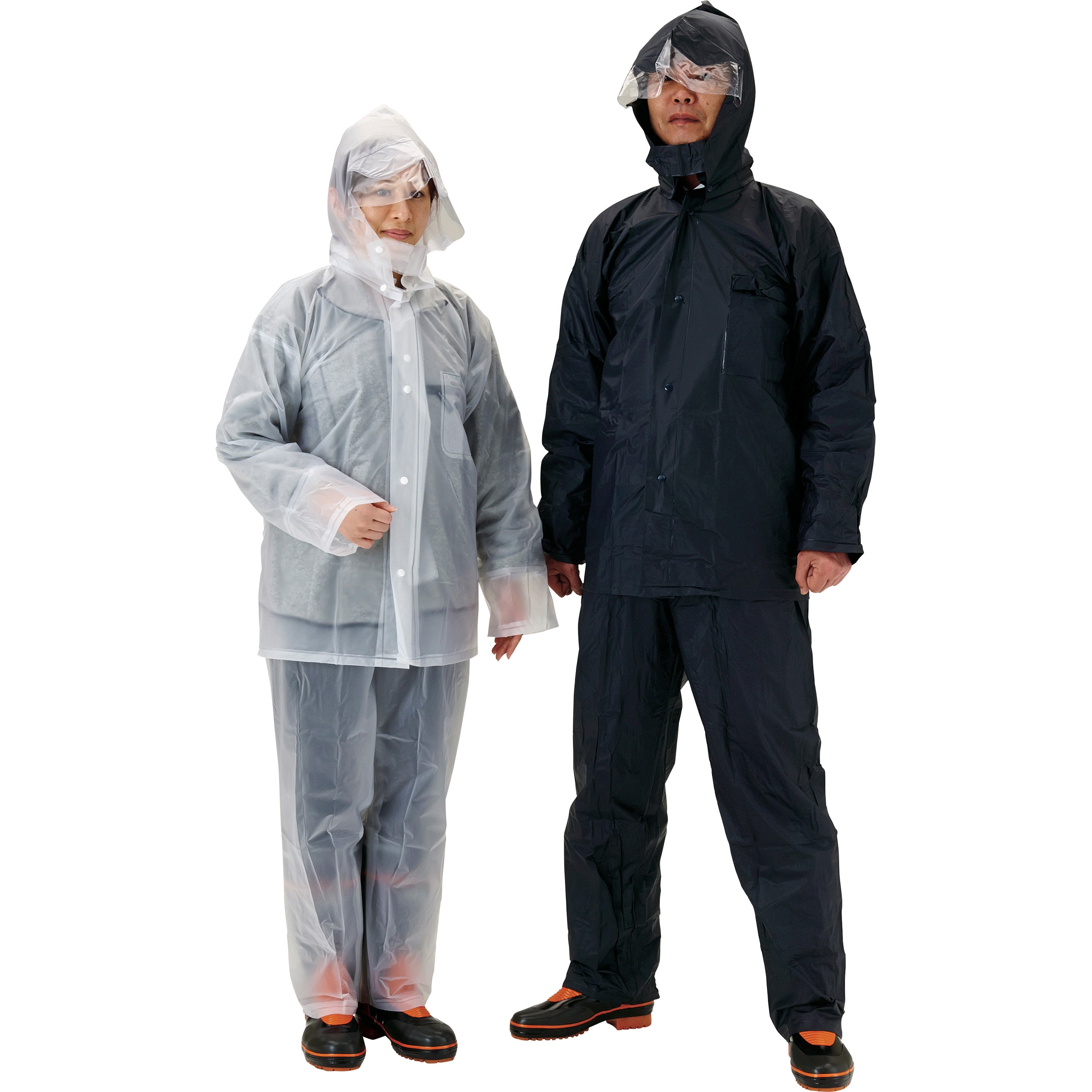 TRW55 レインスーツ TRUSCO ネイビー色 サイズLL TRW55 【通販モノタロウ】