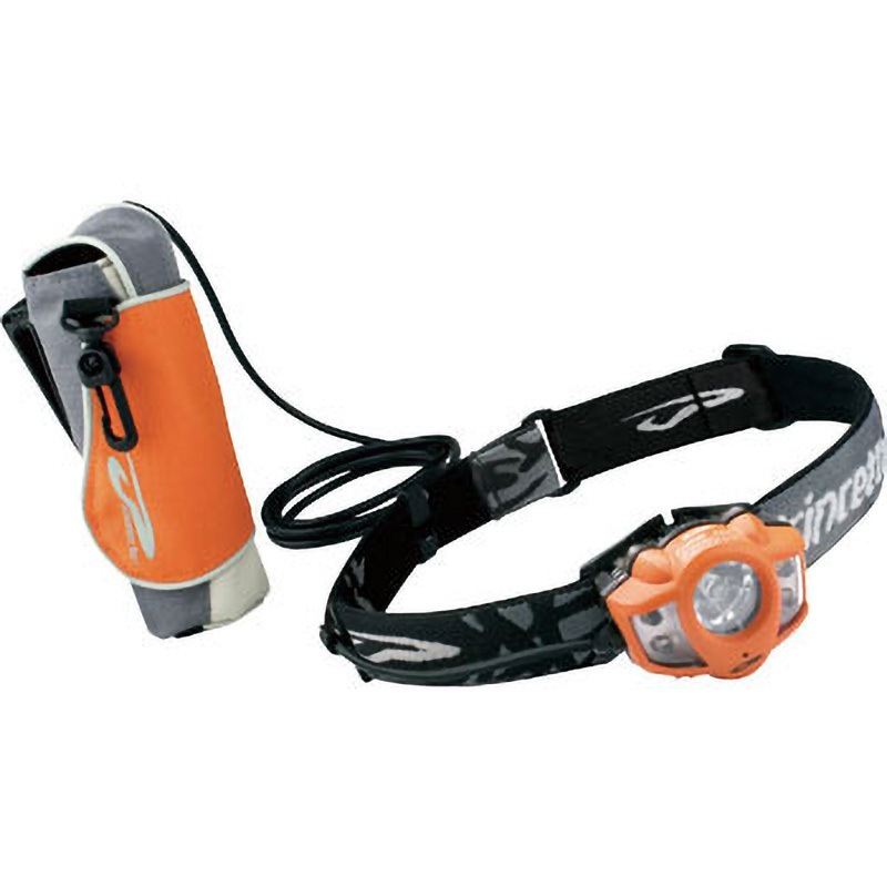 APX16-EXT LEDヘッドライト APX プリンストン 電池式 350Lm オレンジ色 保護等級IPX7   APX16-EXT