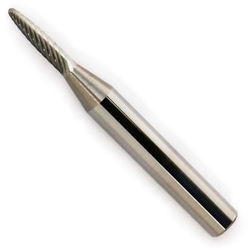 TRUSCO(トラスコ中山):超硬バー 砲弾型 Φ11X刃長25X軸6 ダブルカット TB3C110 オレンジブック 4364198 超硬バー 砲弾型 TRUSCO ロータリーバー 【通販モノタロウ】