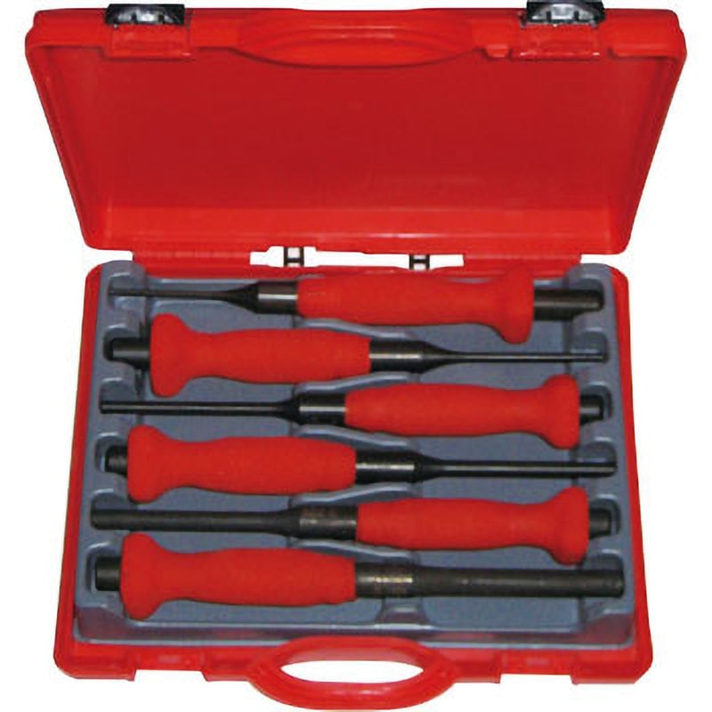 20420BP ハンドル付 平行ピンポンチ RACODON 先端径2-3-4-5-6-8mm