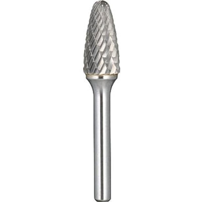 TH3C127 超硬バー 砲弾型 TRUSCO ロー付 コースカット 最高使用回転数15000rpm シャンク径6mm刃径12.7mm  TH3C127