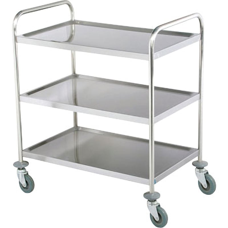 TRUSCO SUS304 SW-A 4段ワゴン 340X410XH630