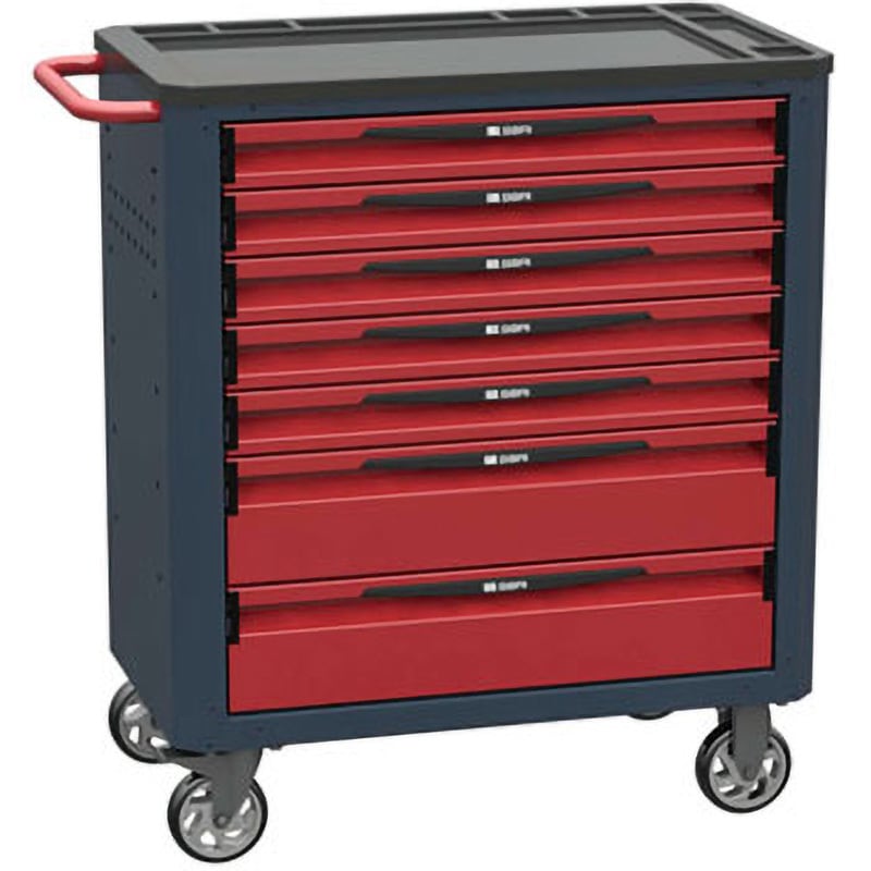 8700R キャビネットワゴン 8000 SORI レッド/ブラック色 積載荷重900kg
