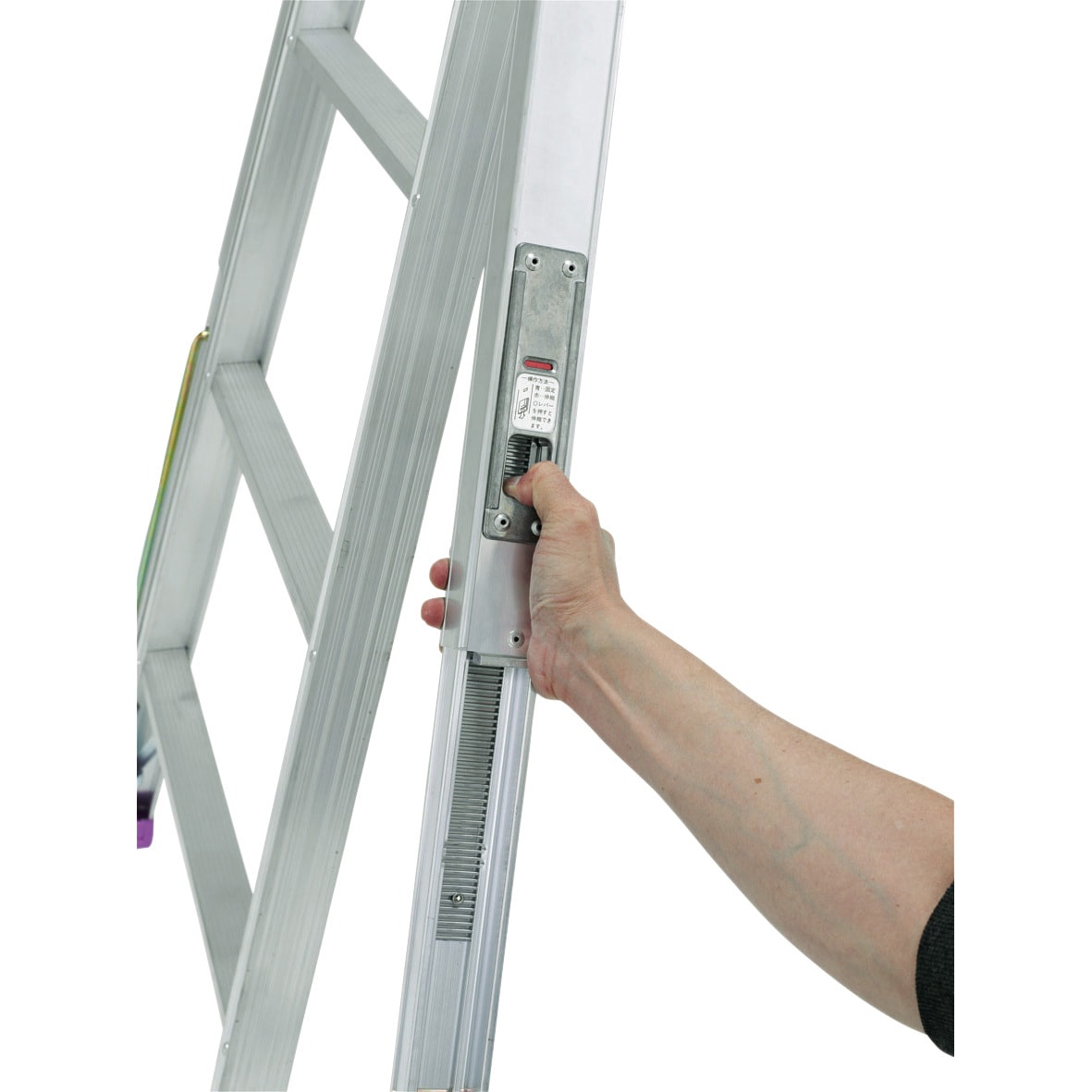 ALINCO MXA-240E-D 踏ざん幅広 専用脚立 脚立の高さ2ｍ29cm 最大使用質量100㎏ ※現状品・使用感有・6尺　(ス-18) PRS240W 幅広踏ざん(55mm)長尺専用脚立PRS-W アルインコ 天板高さ2.29m