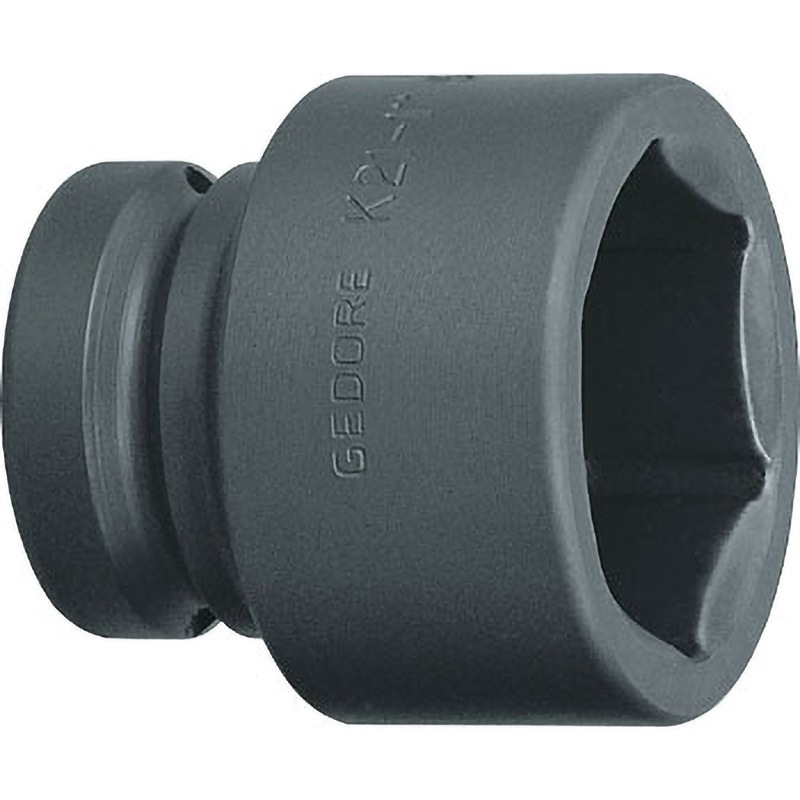 6183220 インパクト用ソケット(6角) 1 K21 GEDORE 質量614g 対辺寸法27mm差込角25.4mm