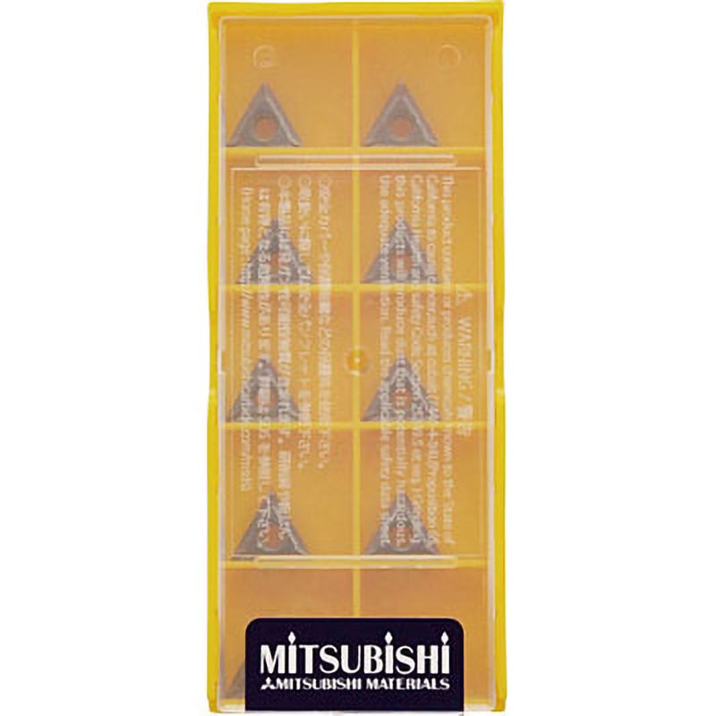 TCMT110202-FM  VP15TF チップ TCMT-FM 三菱マテリアル 形状:正三角形60° コーナー半径0.2mm 1セット(10個)